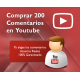 200 Comentarios en Youtube
